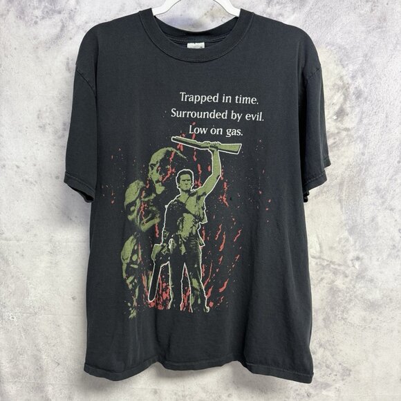 ARMY OF DARKNESS VTG 90s RARE T Shirt Tee Horror Movie Zombie Evil Dead Raimi - Picture 1 of 14